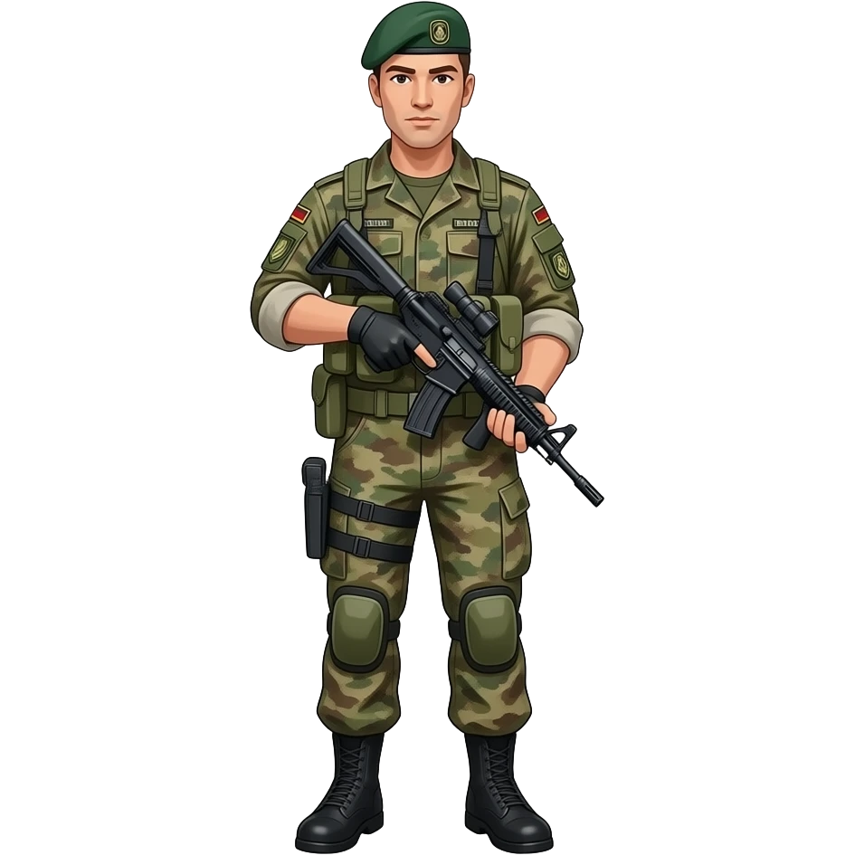 swiming german bundeswehr soldier emoji