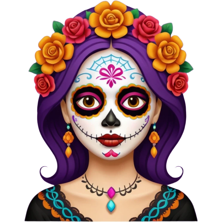 like día de muertos emoji