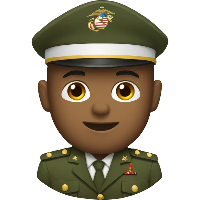 marine corps uniform  emoji
