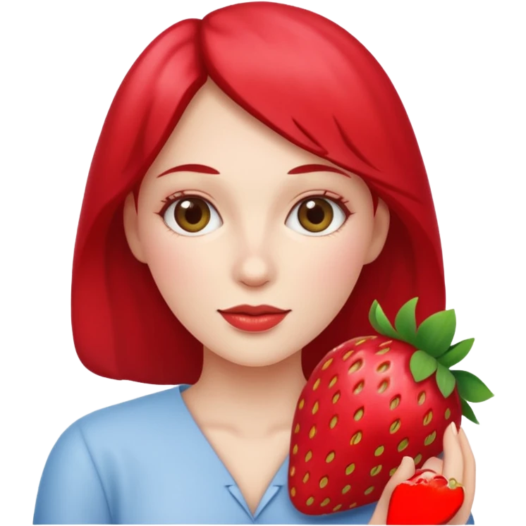 תעשה לי את זה 💁🏻‍♀️ עם תות ביד emoji