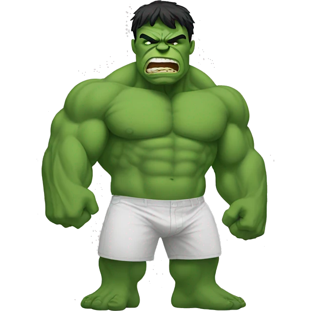 Hulk with weed emoji