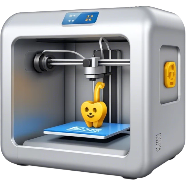 3-D printer emoji