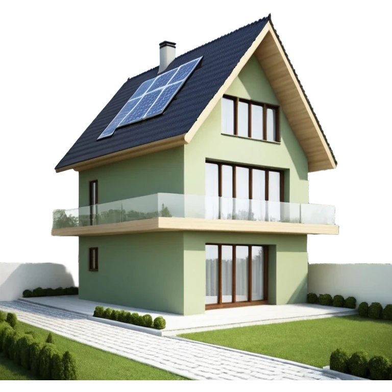 минималистичный дом как домашняя директория emoji