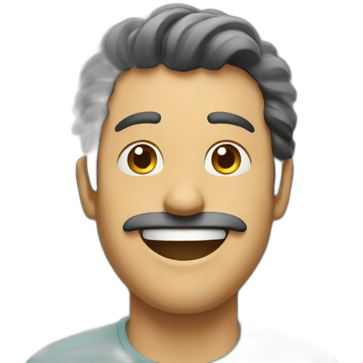 Happy mans emoji
