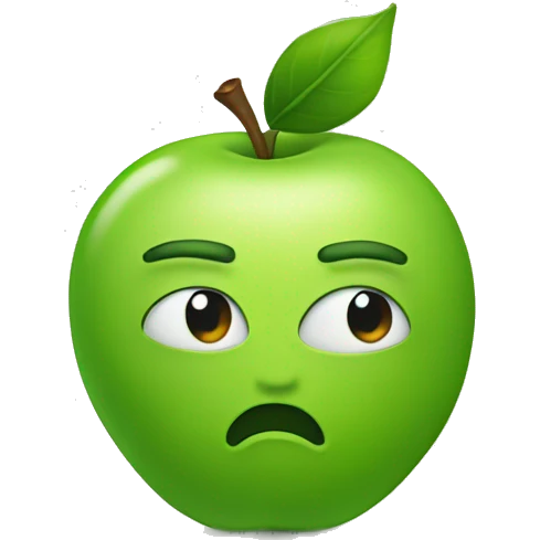 GREEN APPLE emoji