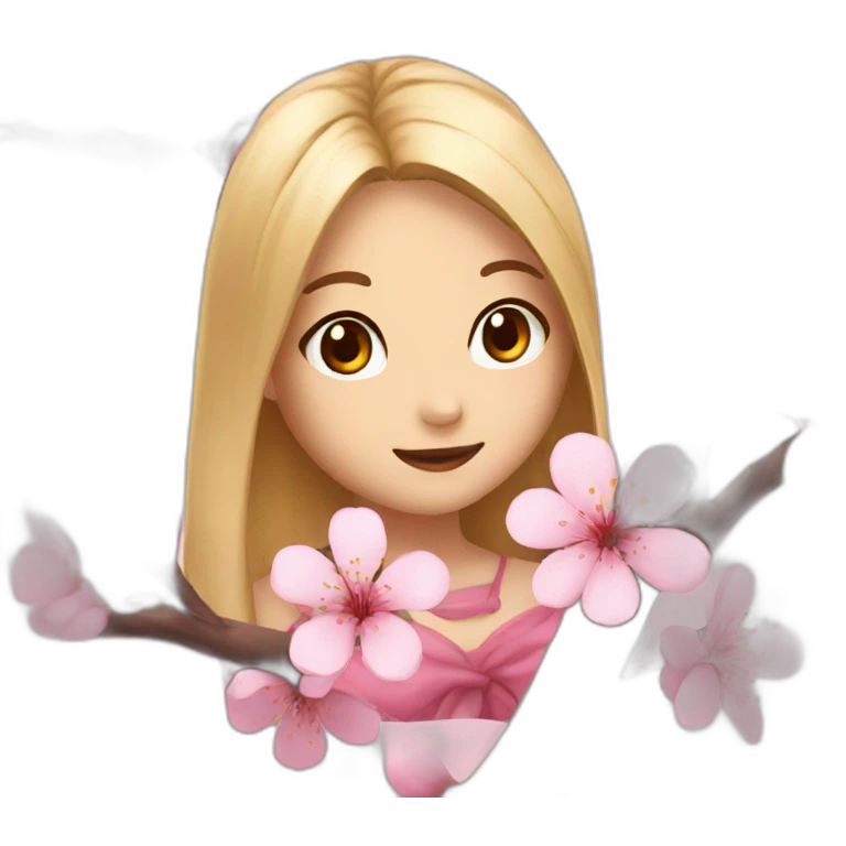 Cherry with Sakura  emoji
