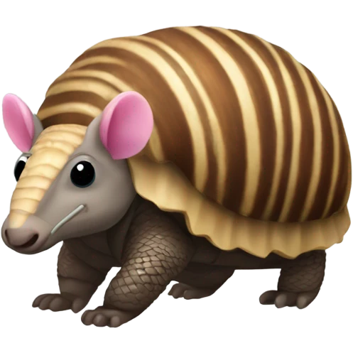 Christmas tree armadillo emoji