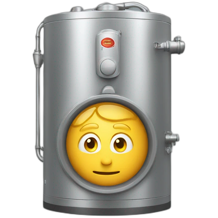 man hugging a boiler emoji