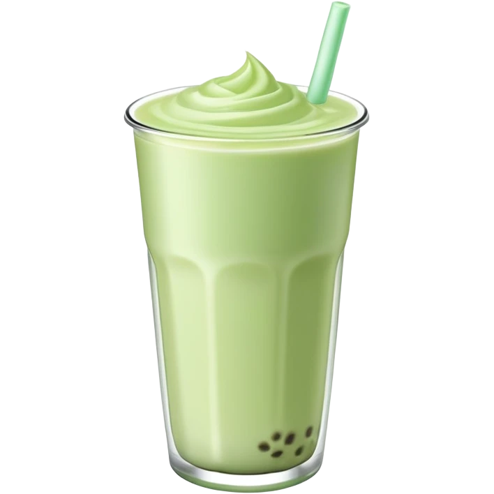 Honeydew milk tea  emoji