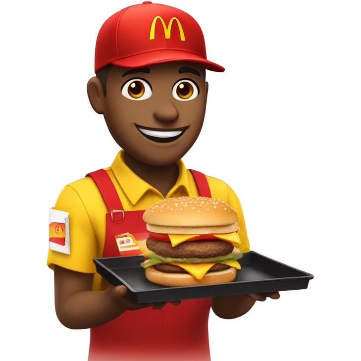 McDonald’s worker emoji