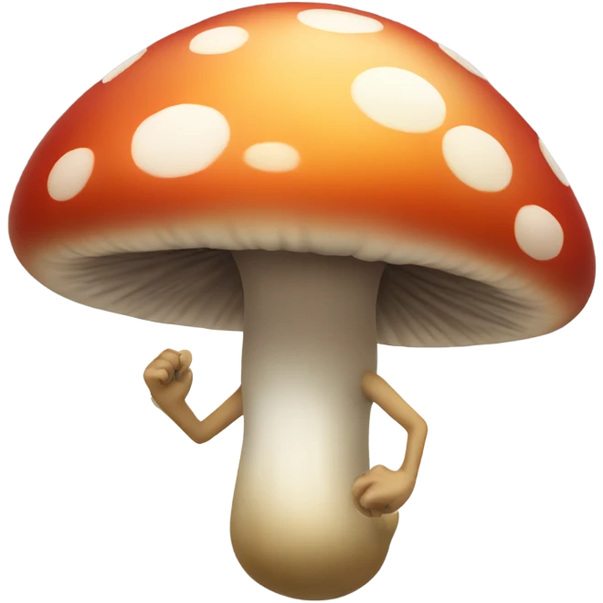 Dancing mushroom emoji