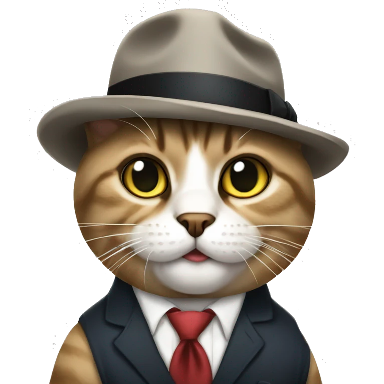 Cat Al Capone  emoji