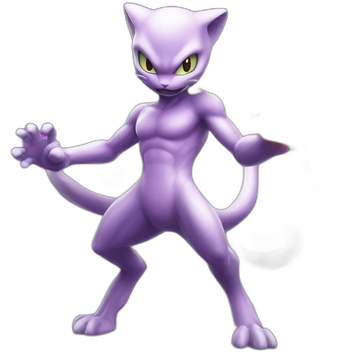 mewtwo with a big purple explosion emoji