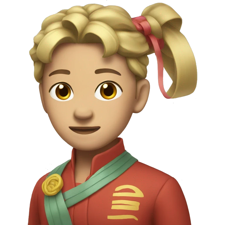 chang the ribbon to rd color emoji