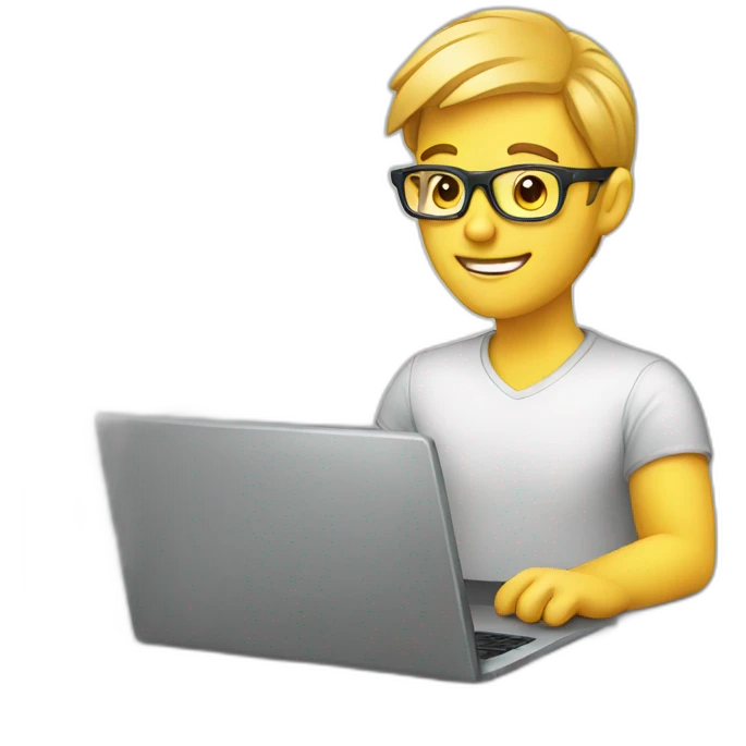 website designer with laptop emoji