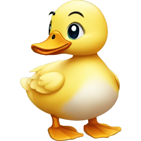 cute duck emoji