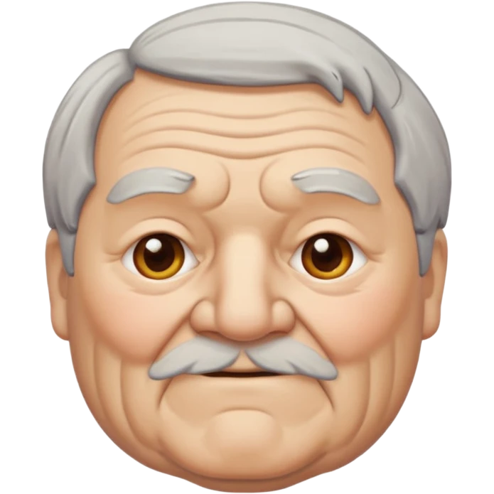 Fat old man emoji