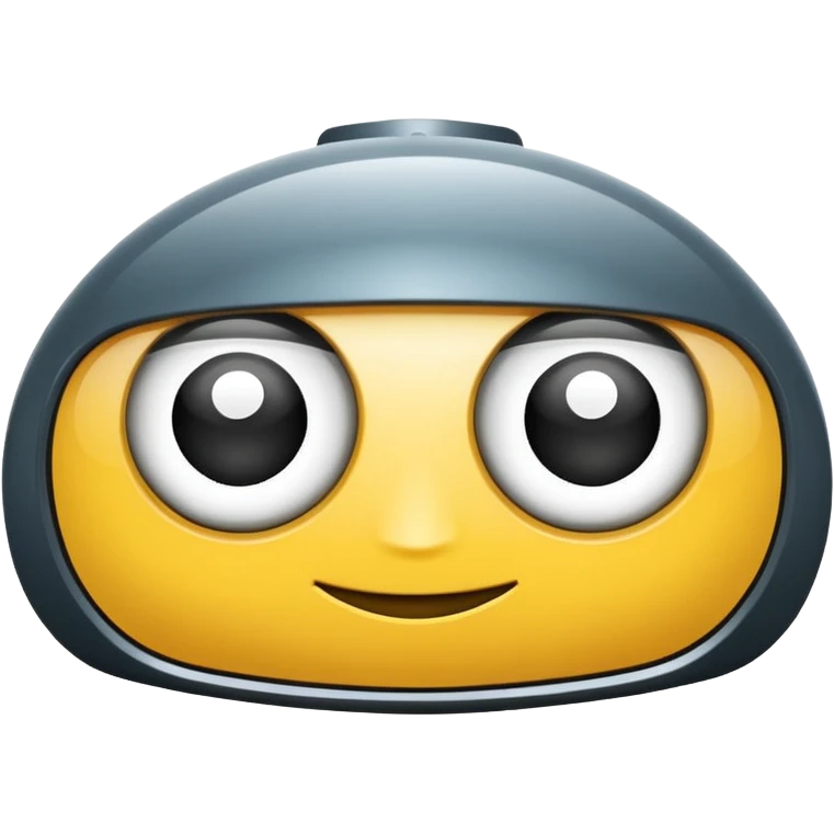 high beam car headlights, rounded semicircle with long horizontal lines to the right, glossy, minimal, Apple emoji style emoji