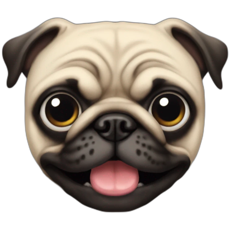 evil pug  emoji