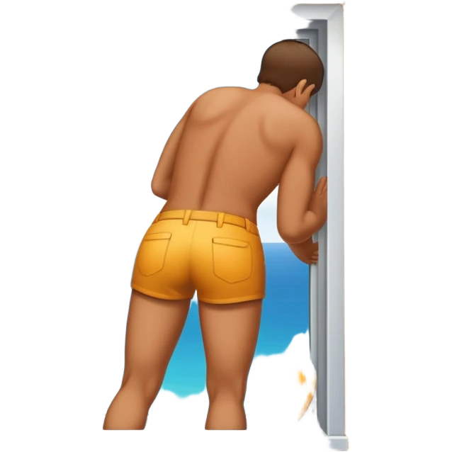 nice ass sticking out of the window emoji