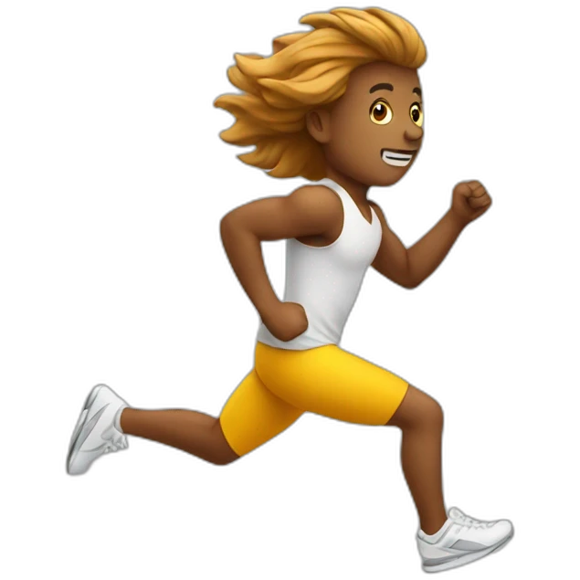 running fast emoji