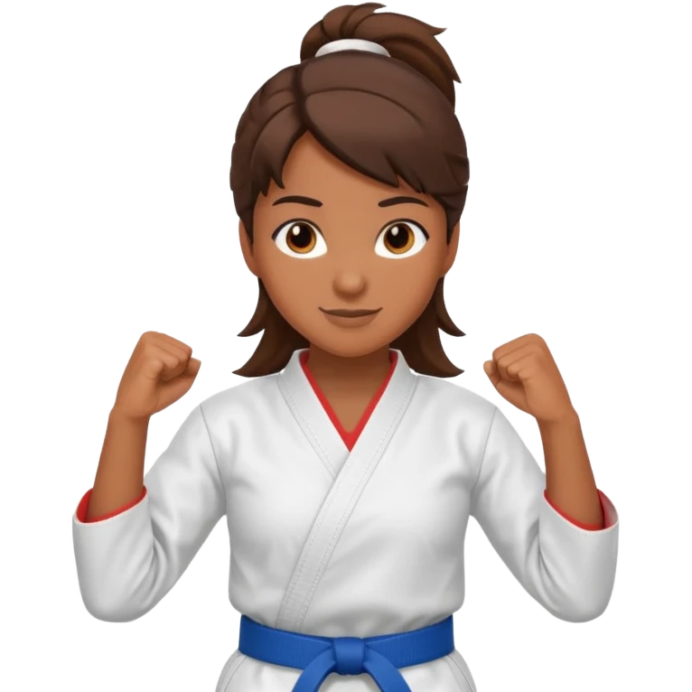 karate lady emoji
