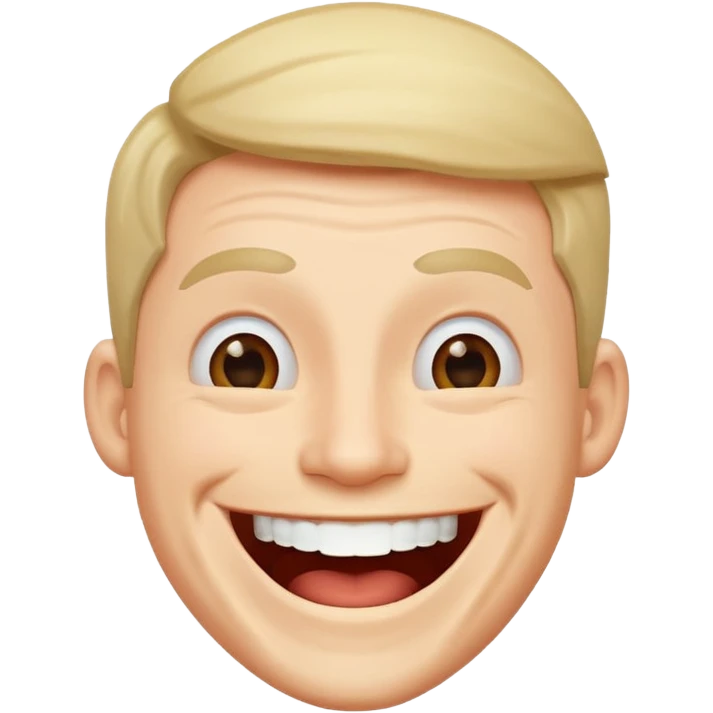 مردی که ههههههه میکند emoji