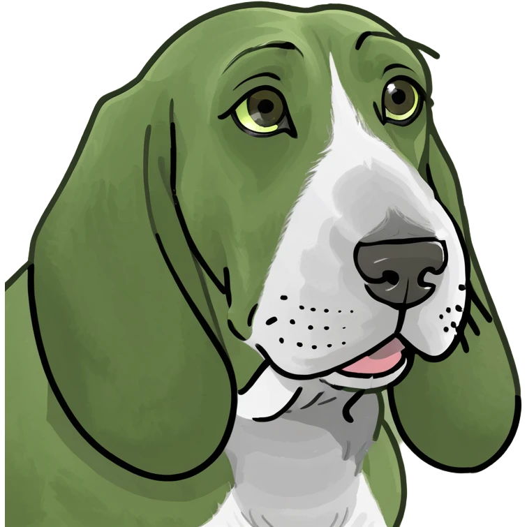 Basset hound emoji