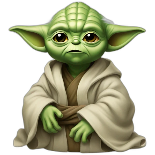 Yoda qui fume emoji