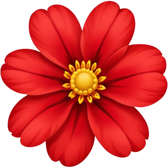 Red flower blossom emoji