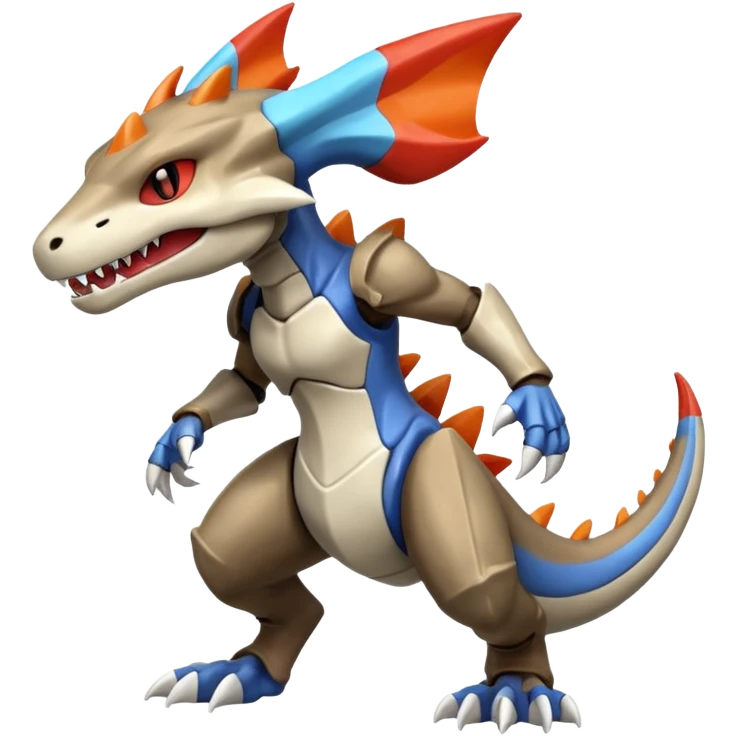 Shiny Koraidon-Marowak-Gabite-Fakémon-hybrid-creature (full body)  emoji