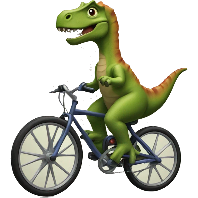 Bike dinosaur emoji