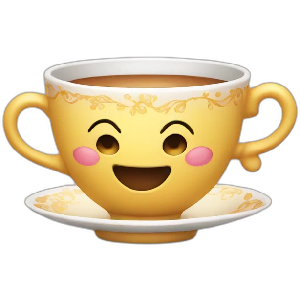 dancing teacup emoji