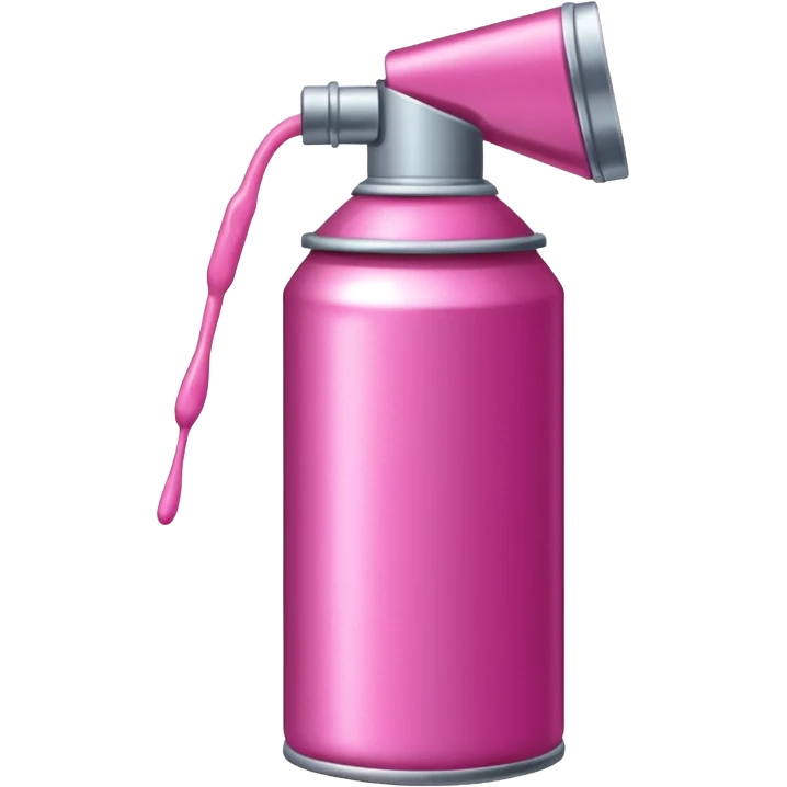 Сделай баллончик с розовой краской emoji