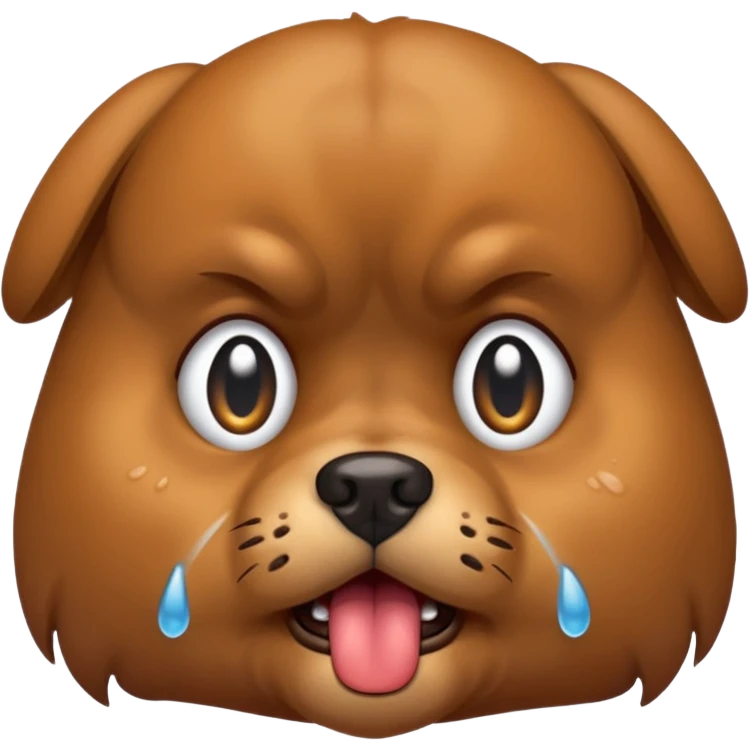 dog angry crying  emoji