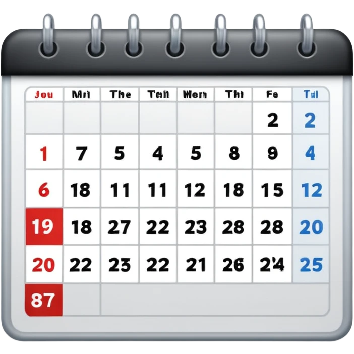 Month emoji