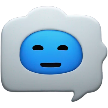 Dark blue texting on phone  emoji