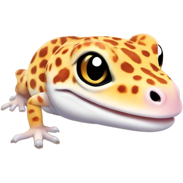 leopard gecko orange  emoji