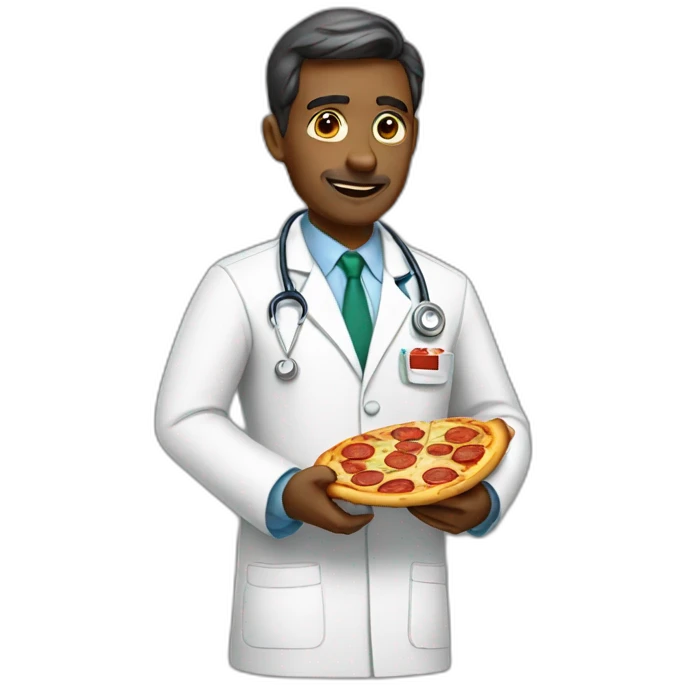Pizza doctor emoji