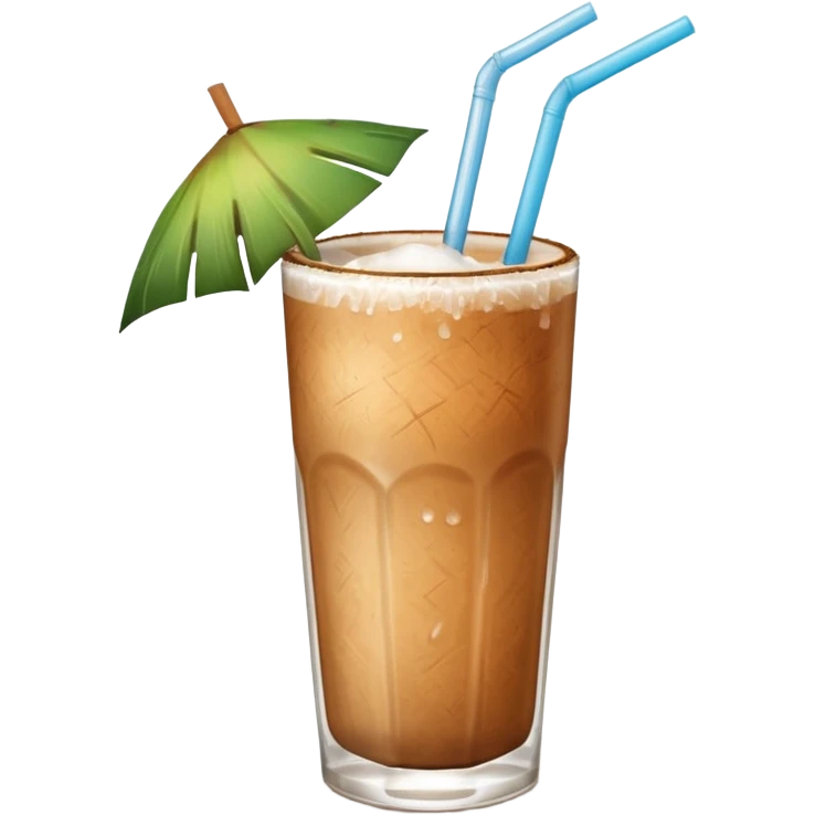 coconut drink summer vibe emoji