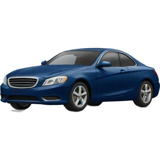 Navy blue car emoji