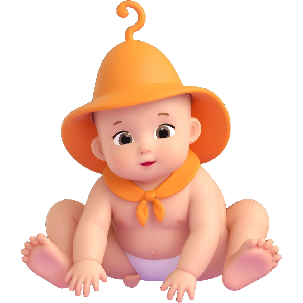 super cute baby emoji