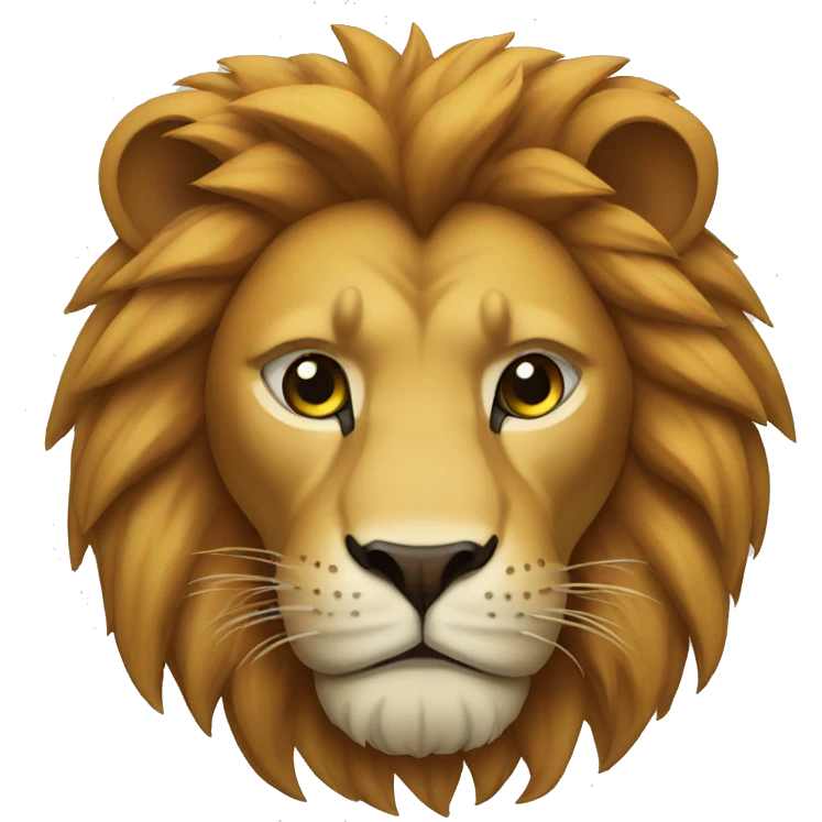 lion with youtube icon emoji