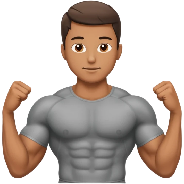 man doing abdominals emoji