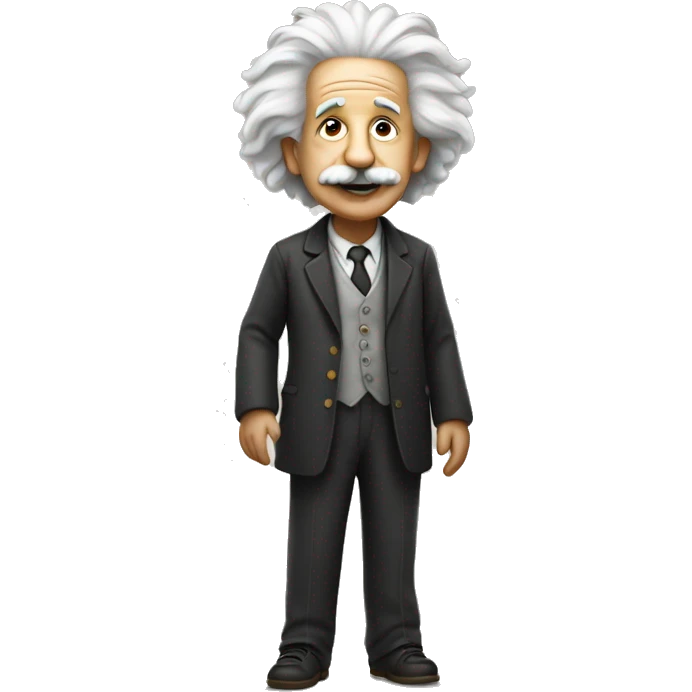 Einstein full body emoji