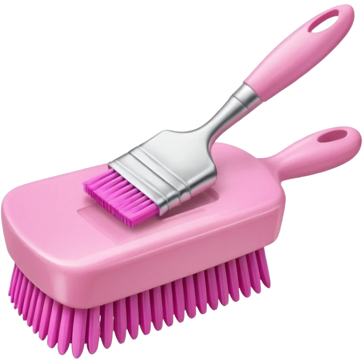 cleaning nail brush emoji emoji