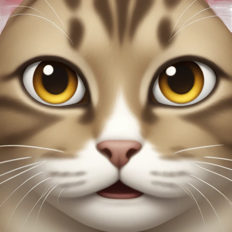 Cat punchs human. emoji