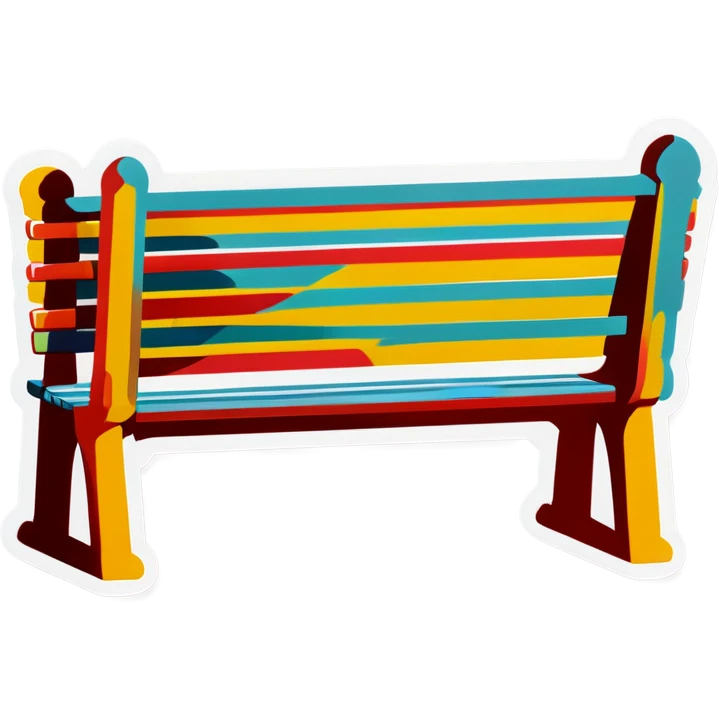 Park bench  emoji
