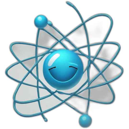atom continuous line emoji