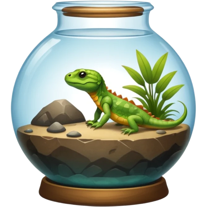A reptile terrarium  emoji